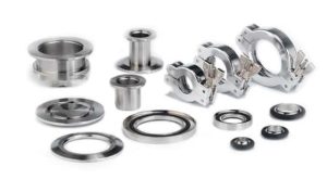 مجموعه اتصالات وکیوم KF شامل فلنج، کلمپ، سنترینگ رینگ و اورینگ - وکشاپ vacshop